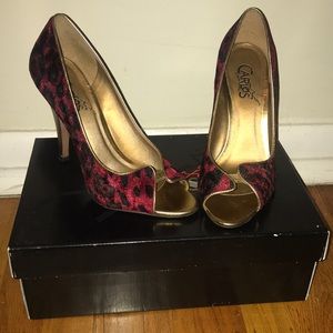 Carlos Santana Red Pounce 7 1/2 Heels